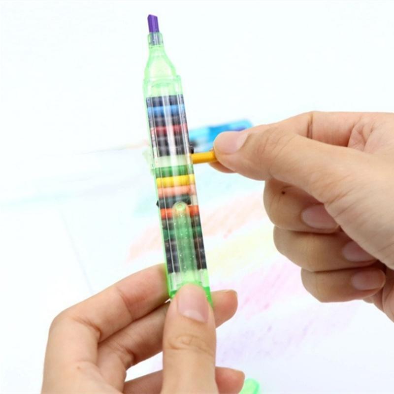 20colors Crayon Student Drawing Color Pencil Multicolor Art Kawaii Writing Pen for Kids Gift School Stationery Supplies