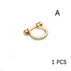 Fashion Bone Women U Type Zircon Lady Dangle Earring Stud Earrings Jewelry Drop Earrings
