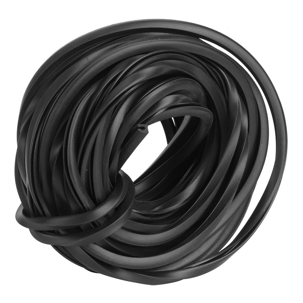 Schwarzes Gewächshaus-Gummistreifenkabel, Gewächshauszubehör, Zubehör für die Glasversiegelung, 10 m