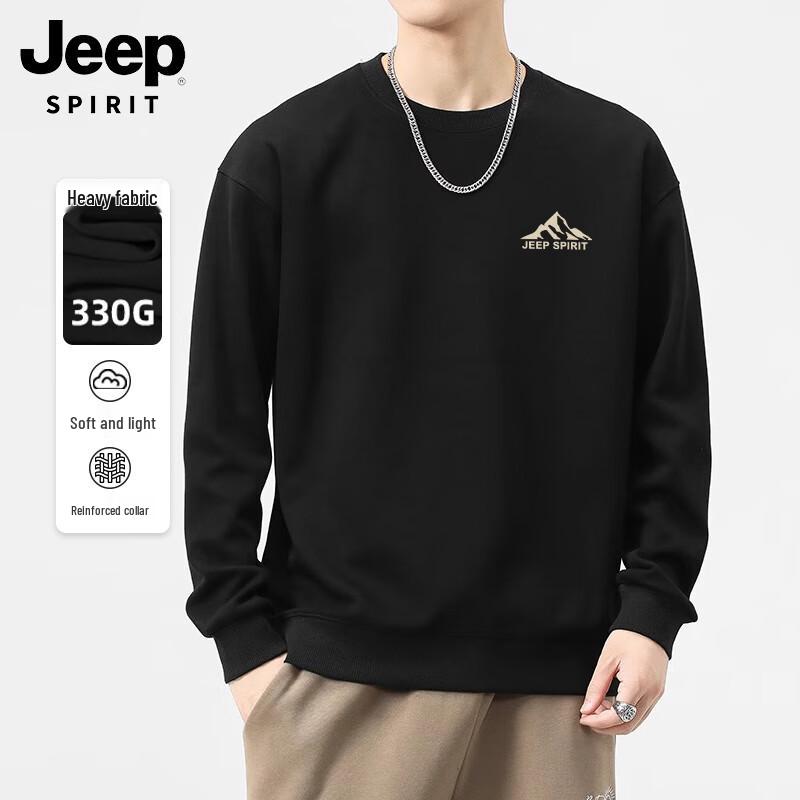 

JEEP SPIRIT Men s Relaxed Fit Crewneck Sweatshirt with Print XL