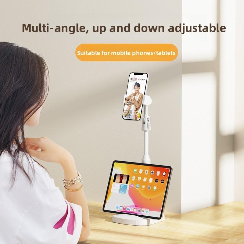 Mobile Phone Stand Holder, Desktop Live Streaming Bracket, Floor-standing, Lazy Person's Computer, Invisible Selfie