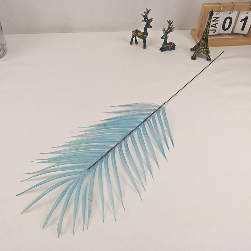 Iron Artificial Tree Leaves Rubber Realistic Greenery Wedding Photo Decor Props