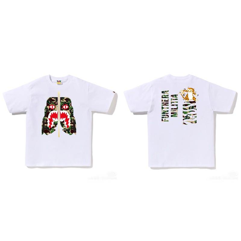Heavyweight 260g Cotton Graphic Tee Men - Oversized Streetwear T-Shirt With Cartoon Ape Head Print Casual Wear