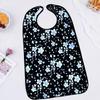 Hiliboom Waterproof Dining Apron Elderly Blackb Floral