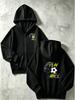 Kids Play Now Soccer Player Graphic Zip Up Hoodie Loose Long Sleeve Hooded Jacket Sports Casual Outerwear For Boys Girls