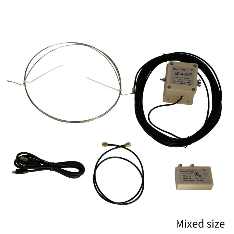 MLA-30+ Plus 0.5-30MHz Medium Short-Wave Antenna Active Receive Low Noise  Antenna 500kHz-30MHz for Outdoor Radio