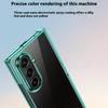 For Samsung Galaxy Z Fold7 5G Case Hinge Design Electroplating PC Clear Phone Cover