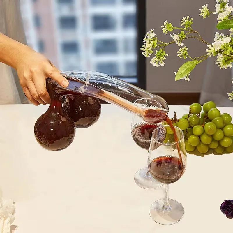 Decantor distractiv Pahar de whisky Unic Amuzant înalt borosilicat Creativ Yamagata ceașcă Decantor japonez de cafea pentru articole de vin pentru mese
