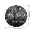 Steampunk Classic Road Trip Round Football Size 5 Adult Ball Suitable for Training Matches and Outdoor Team.