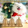 1PC Vintage Metal Jute Bell Decor Timeless Heirloom Rustic Christmas Cow Bells Weather-Resistant