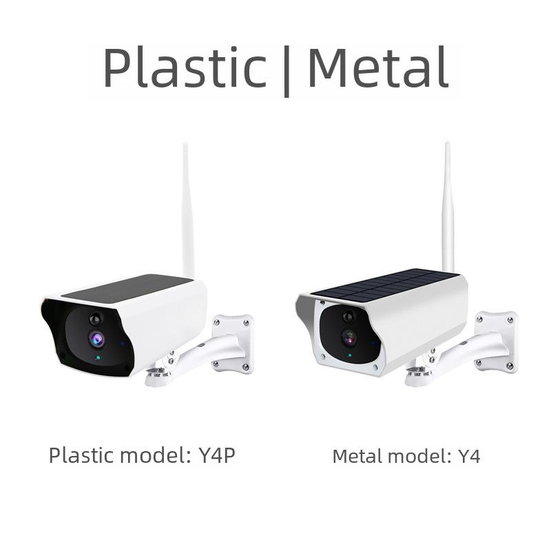 Solar-Powered HD Infrared Night Vision Wireless Outdoor Camera with PIR Thermal Sensing