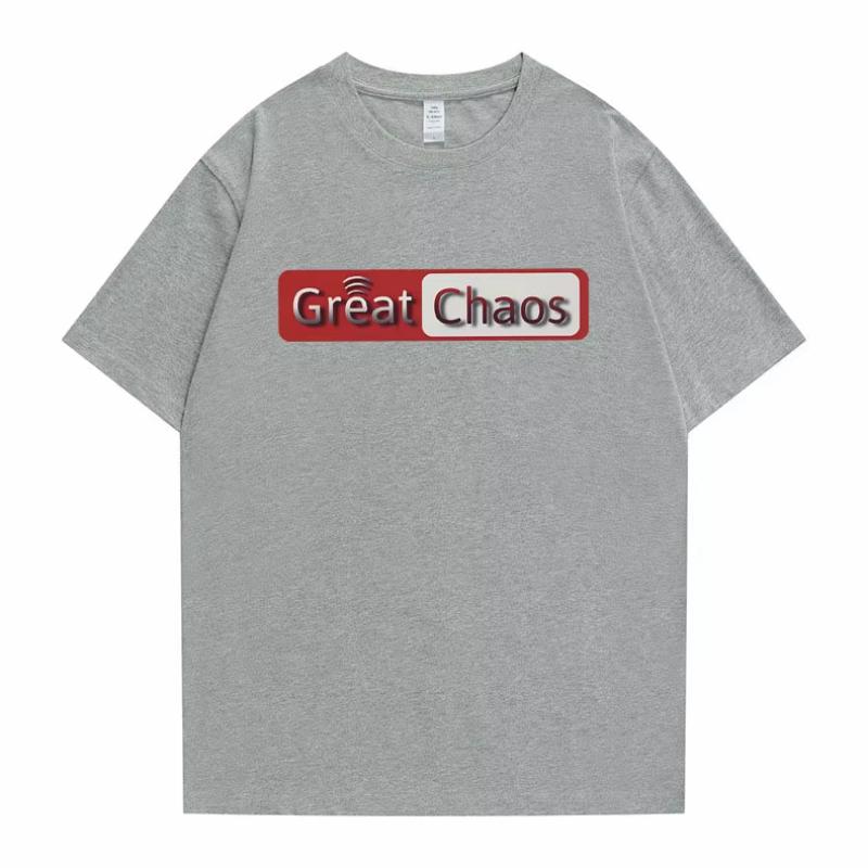 Футболка с графическим принтом рэпера Ken Carson A Great Chaos Футболка Playboi Carti Мужская Хип-Хоп Оверсайз Футболка Мужская Хлопковые Футболки - M... S разноцветный