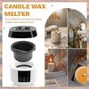 2025 Trend Topitor de Ceară pentru Fabricarea Lumânărilor Topitor de Ceară pentru Fabricarea Lumânărilor Afișaj LED de Temperatură Pentru Adulți Începători, Ceară de Soia UK Pl