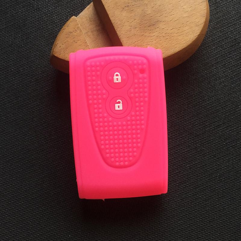 Silicone Rubber key fob case cover holder protect cap set skin hood for daihatsu Move Copen la400k 2button key