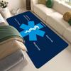 Ems Star Of Life Anime Bathroom Mat Anti-slip Absorb Water Long Strip Cushion Bedroon Mat Welcome Doormat