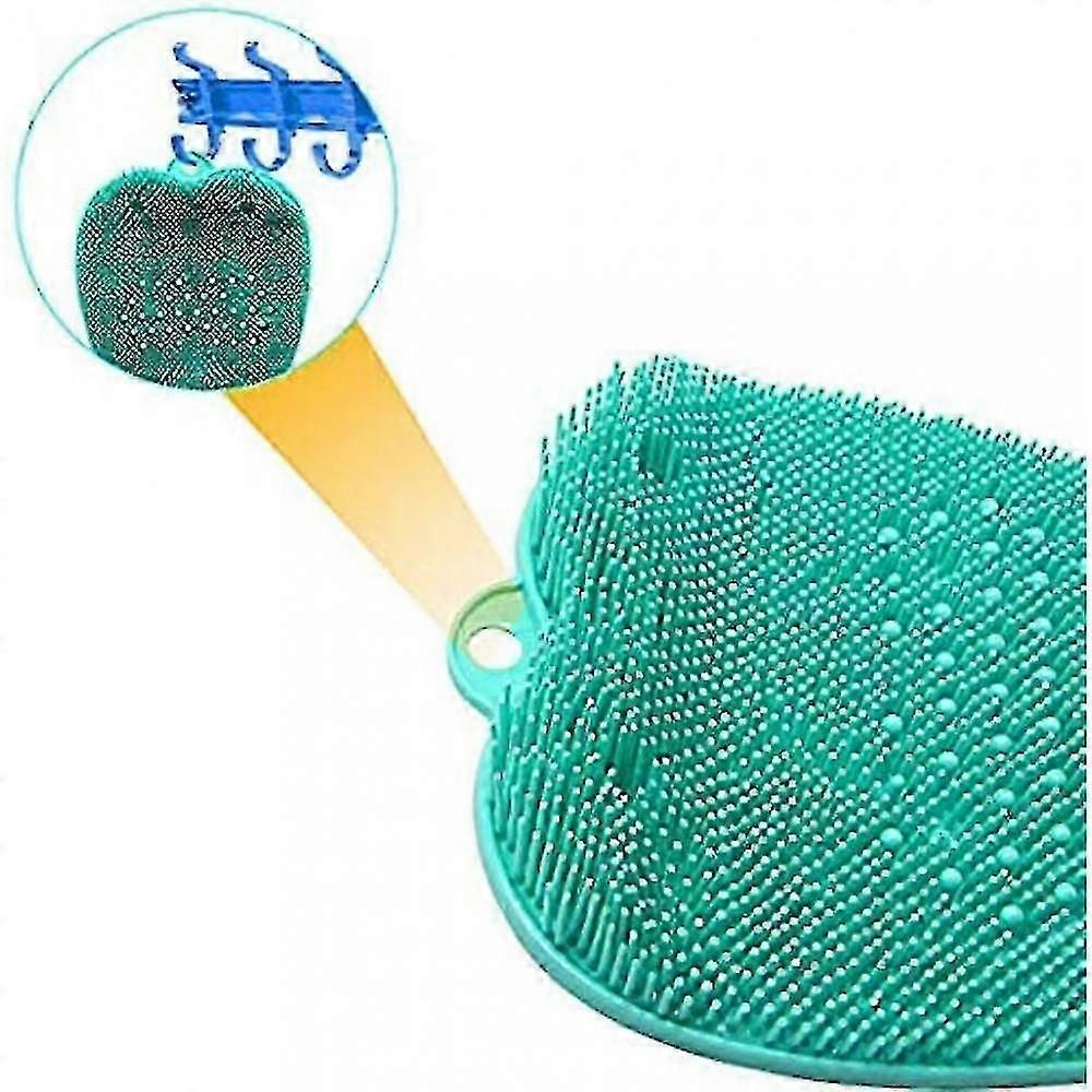 Silicone Foot Brush Scrubber Massager Shower Foot Brush Deep Cleansing Exfoliating Spa Increases Blood Circulation ZIV