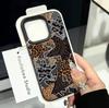 Leopard Print Star Chain Case For OPPO A3 A5 A6 PRO A5X A40 A18 A38 A60 A58 A78 A94 A74 F31 RENO 11F 12F 14 PRO 7 10 6 5 Lite 5F