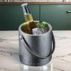 1.4/2/3 L Beer Cooler Bucket Stainless Steel Chilling Beer Container Insulated Ice Bucket  Camping