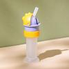 Water Bottle Straw Lid Leak-Proof Adapter for Kids Adults Portable Conversion Cap with Built-in Straw And Flip-Top Spill Resistant Lid Fits Most