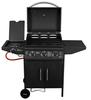Grill Gazowy Alabama Iii 3+1 Żeliwny Ruszt + Pokrowiec 19789Gd Activa