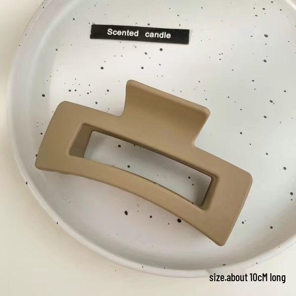 Large Square Geometric Hair Claw Clip - Fashion Accessory