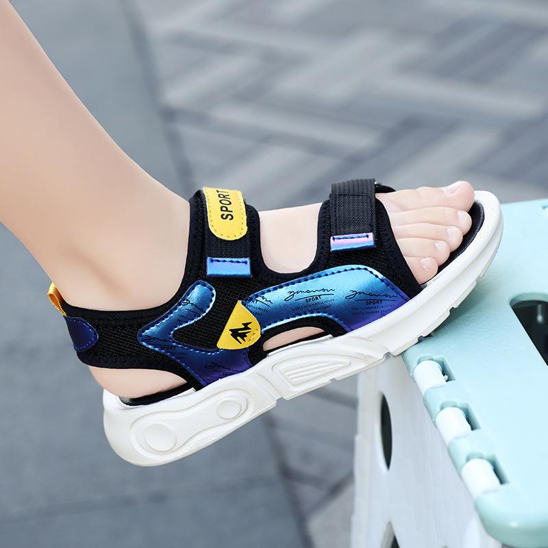 Boys Sandals 2025 Summer New Trendy Korean Version Soft-soled Non-slip Children's Shoes Men's Boys Wu Liuqi 10 Years Old