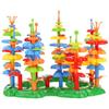 Construction Blocks for Building a Garden Flowers Garden Puzzle 124pcs.