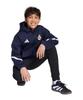 Adidas Real Madrid Junior RMD Anthem Jacket Námořnická fotbalová mikina s kapucí pro děti 2025-26 (KKW97-KC3737), Na zip