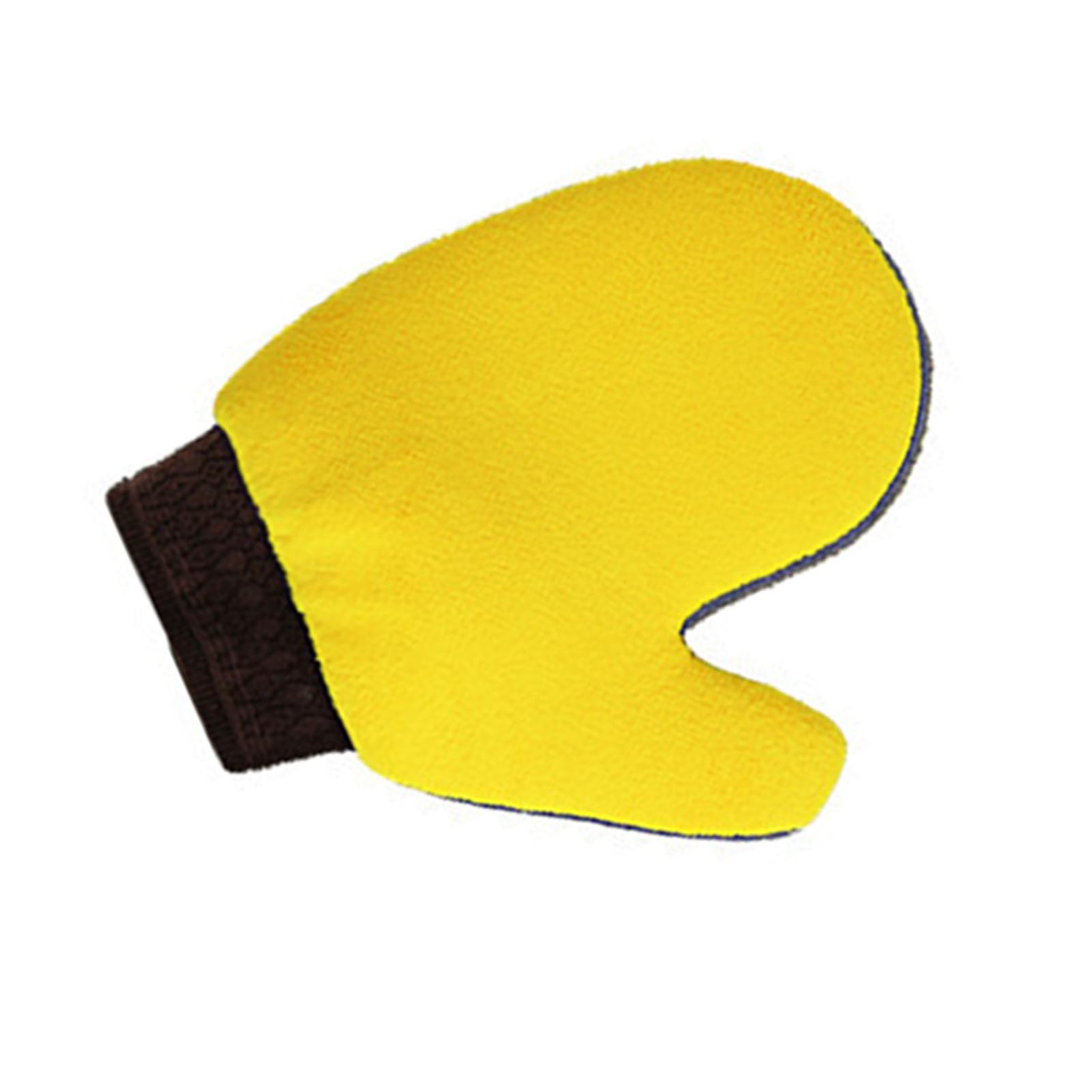 

Рукавица для мытья автомобиля, устойчивая к царапинам, удобная для захвата, двухсторонняя перчатка из синели для мытья автомобиля, полировка автомобиля