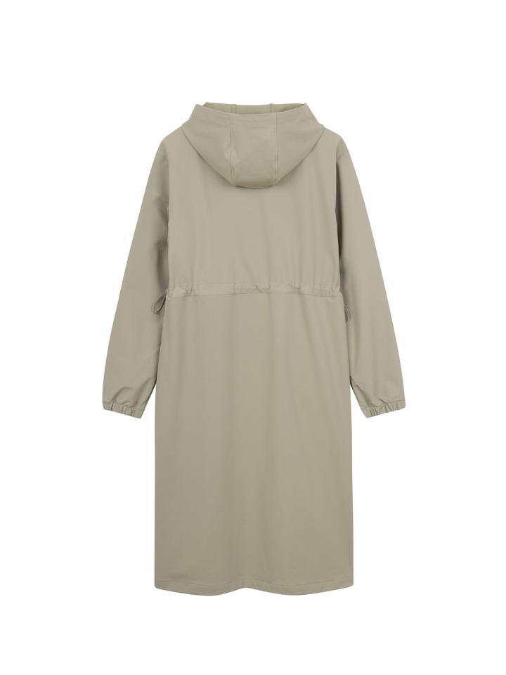 Allaeseuka Women'S Hooded String Half-Zip Dress_Pag2Oo2320Lkh