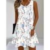 Women's Mini Dress A Line Dress Tank Dress Elegant Stylish Casual Daily Regular Fit Floral Graphic Sleeveless O-Neck