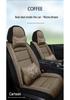 Five-Seater Full Coverage Coarse Linen Car Seat Cushion Cover