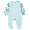 Christmas Print Long Sleeve Long Pants Family Matching Pajama Set for Holiday Loungewear