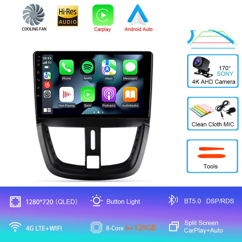 Android 14 For Peugeot 207 2006 - 2015 Car Radio Multimedia Video Player Navigation GPS No 2din 2 Din Dvd