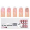150 Pieces French Press On Nail Pre Applied Base Coat and Primer No Filing Needed for DIY Nail Art Salon Quality Nail