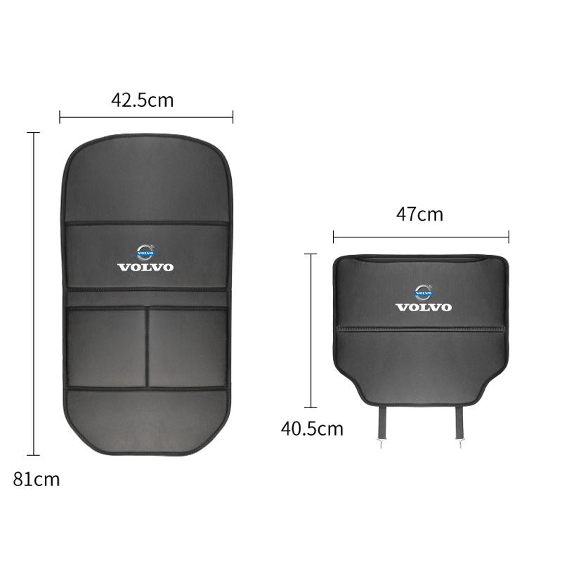 Ochranné podložky na zadní stranu autosedačky proti kopání Kožený chránič Kryt Příslušenství Pro Volvo ES90 EC40 EX40 EM90 XC90 V90 V60 XC60 V40 S80 S60 S90 C40