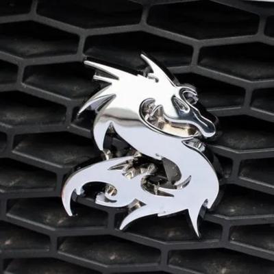 Samolepka Noizzy® Dragon Loong Auto mřížka s odznakem 3D kovový styl auta