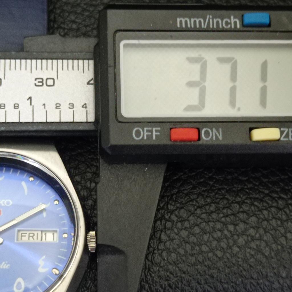 JAPAN VINTAGE SEIKO 5 AUTOMATIK 6319A HERREN ARABISCHES BLAUES ZIFFERBLATT UHR a701418-5