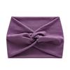 Simple Soild Color Twisted Extra Large Thick Wide Headbands Elastic Turban Workout Sports Hair Band Headwear