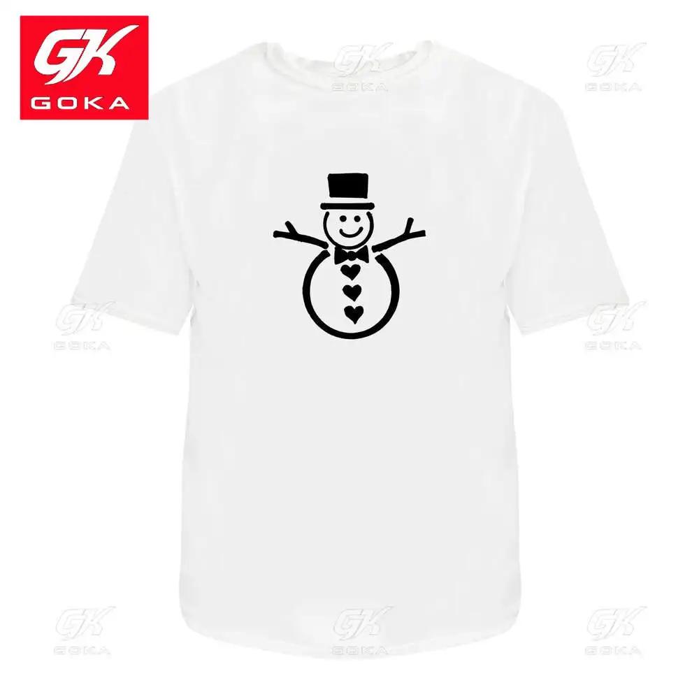 

Happy SnowUnisex Unisexs Womens Cotton T Shirts Graphic Clothing Short Sleeve Vintage Tops Printed Tees Y2K Clothes Classic T Shirt S