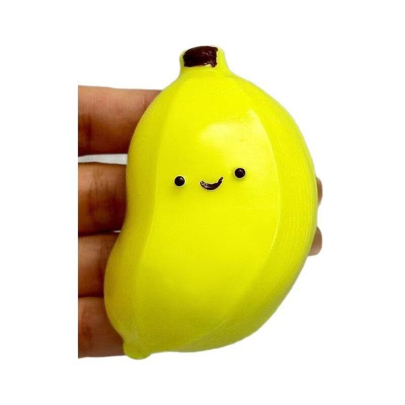 

Banana soft fluffy tactile toy-slow rebound stress relief toy suitable for children adults office and party gifts squeeze gift