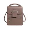 2025 women's bag simple fashion versatile backpack bag niche design high sense light luxury shoulder messenger bag