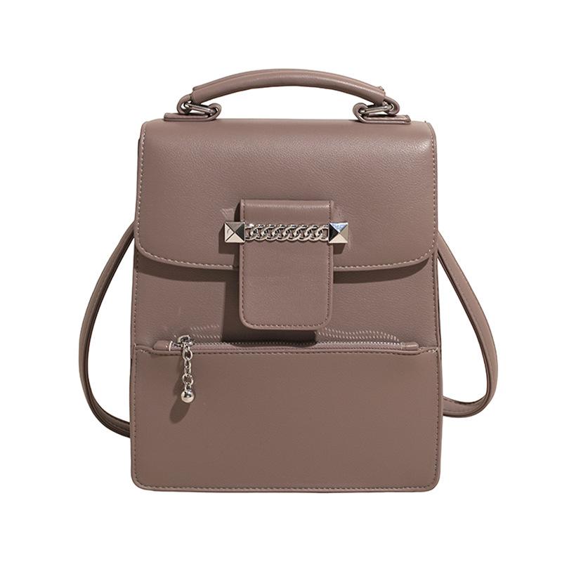 2025 Women's Bag Simple Fashion Versatile Backpack Bag Niche Design High Sense Light Luxury Shoulder Messenger Bag