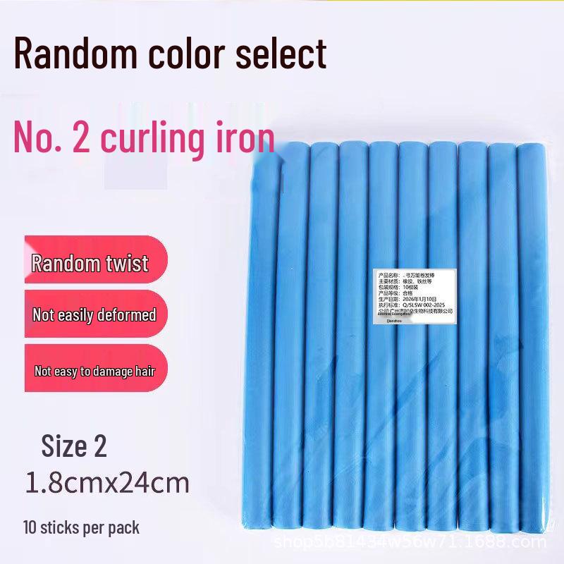 NBR Woolen Sleep Hair Curlers - Large Wave Curling Tools