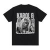Retro Karol G Manana Sera Bonito Pattern T-shirt for Men and Women Hip Hop Gothic Y2K Short Sleeve Loose Women's T-shirt