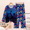 New Demon Hunters Children's Pajamas Long Sleeve Cartoon Girls Babies Middle and Older Children's Loungewear Set