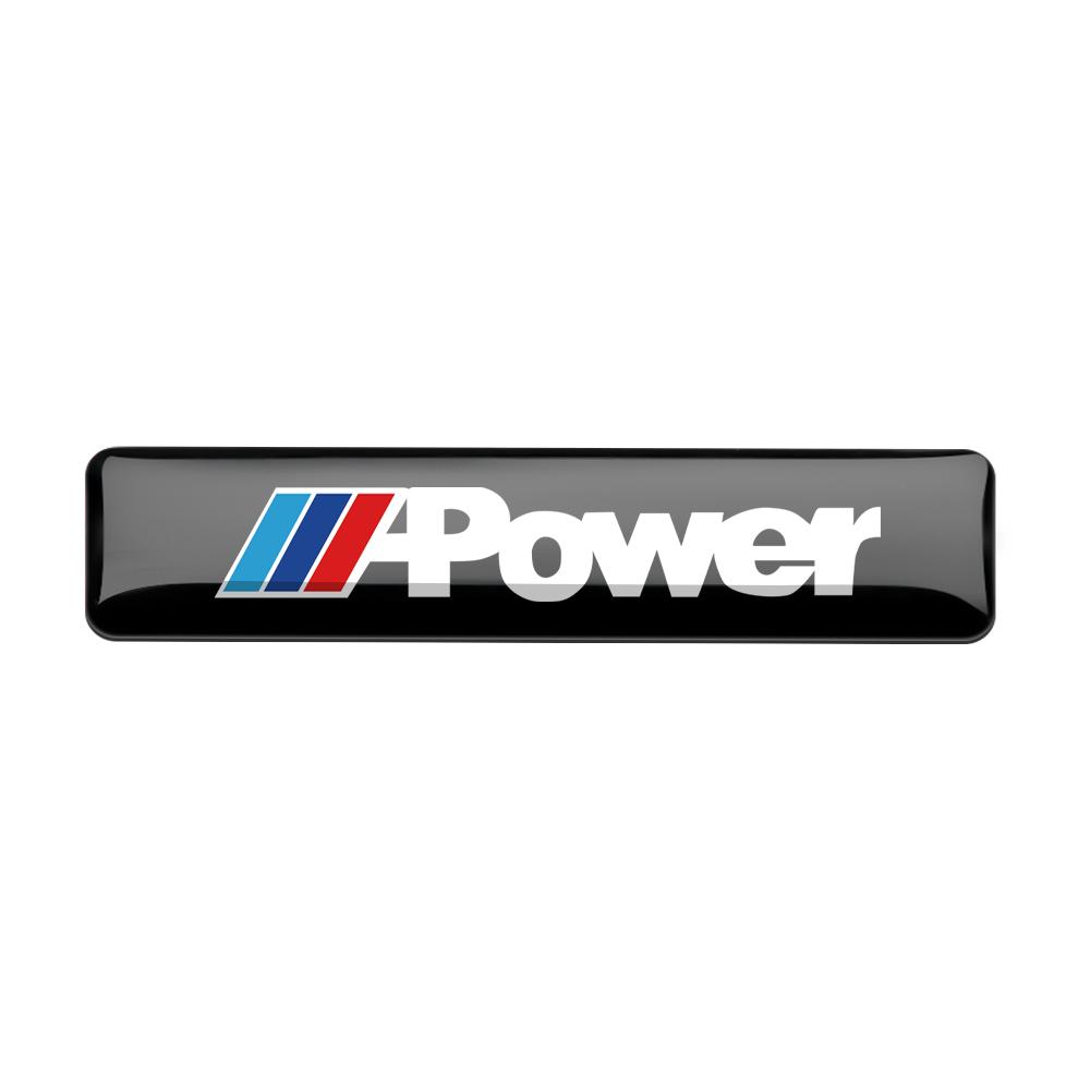 

10pcs Car Body Interior Exterior Decoration Decal 3D Epoxy M3 M4 M5 Power Alpina Logo Stickers Accessories For BMW M Performance 10pcs
