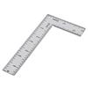 Stainless Steel 1.2mm L Shaped Ruler Double Imperial Scale Multi Size Heavy Duty Woodworking Decoration Engineering