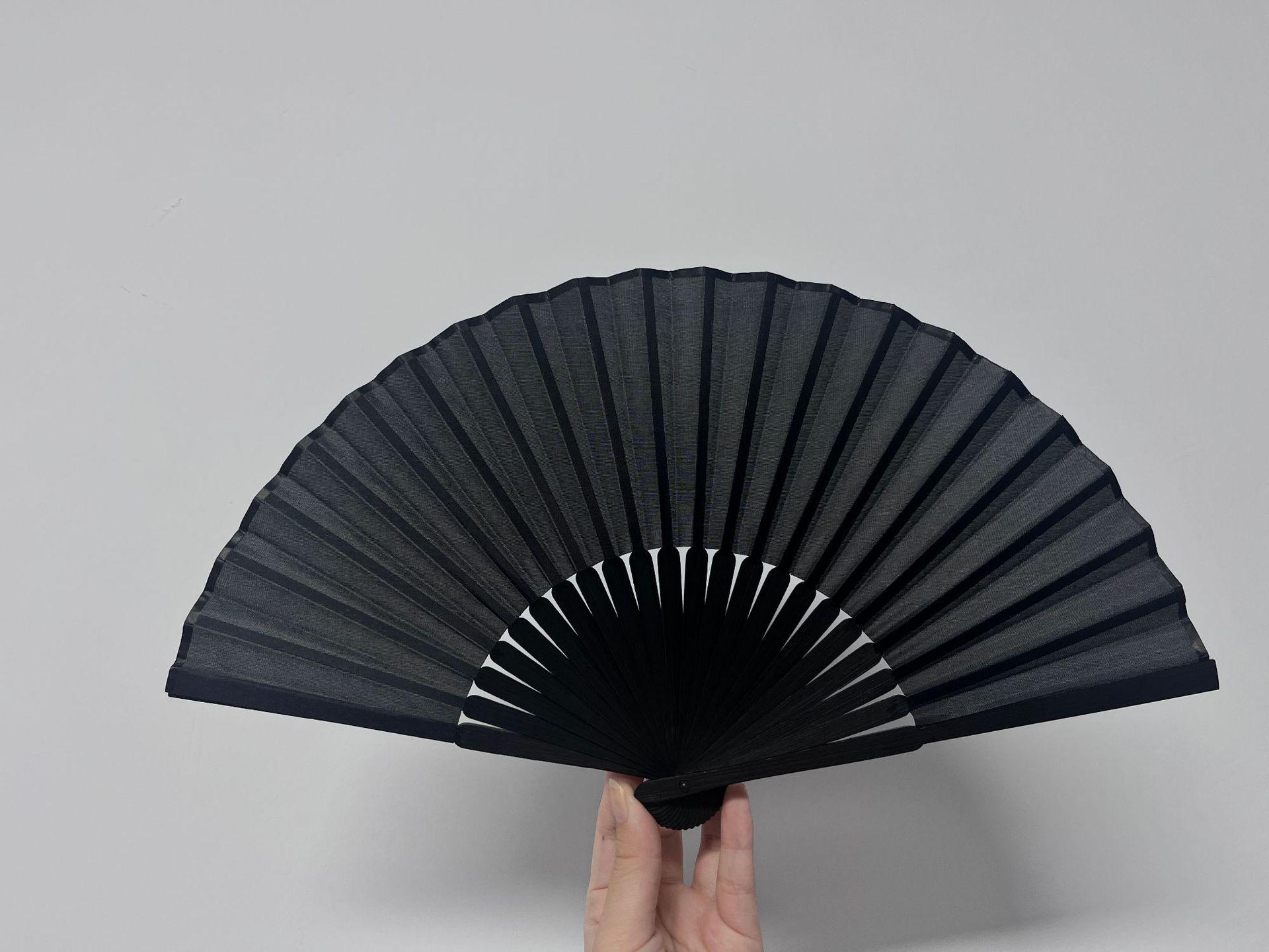 Elegant Chinese Style Bamboo Folding Fan - Women s Ancient Hanfu Design 22cm