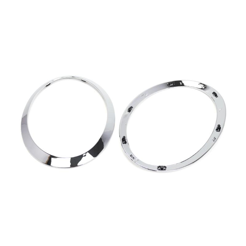 Round Headlamp Retaining Rings For Mini Cooper F55 F56 F57 7300631 Car Front Headlight Trim Rings